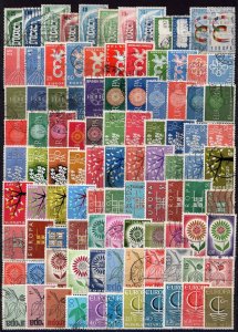 403 - Europa CEPT - 300 Different Used Stamps