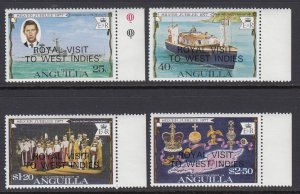 Anguilla 297-300 Royal Visit mnh