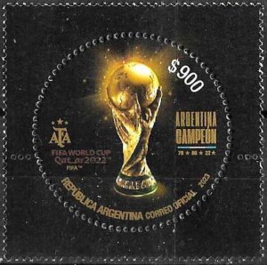 Argentina 2023 MNH Stamps Sport Football Soccer World Cup Championships Qatar