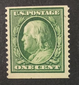 MOMEN: US STAMPS #387 MINT OG VVLH **PF CERT** LOT #47381