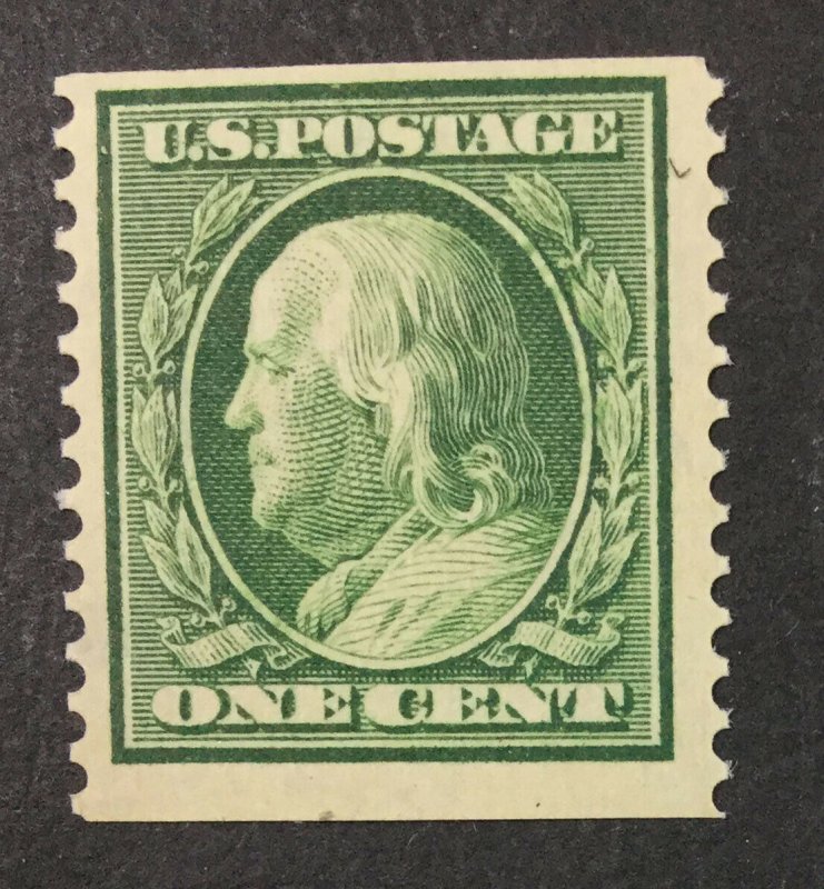 MOMEN: US STAMPS #387 MINT OG VVLH **PF CERT** LOT #47381
