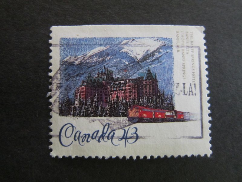 Canada #1468 Historic CPR Hotels Nice stamps  {ca686}