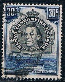 Kenya, Uganda & Tanganyika 76, 30c George VI, single, use...