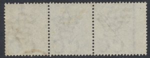 Ceylon  SG 122 Used  SC # 64 strip of 3 with wing margin see details / scans