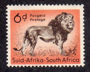 South Africa 207 - Mint-NH - Lion (Male) (cv $0.50)