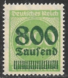 GERMANY 1923 800th m on 1000m Inflation Issue Sc 268 MNH