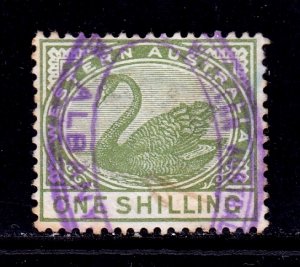 Western Australia - Scott #68 - Used - Fiscal cancel