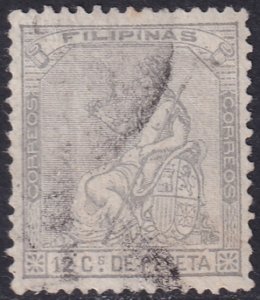 Philippines 1874 Sc 48 used