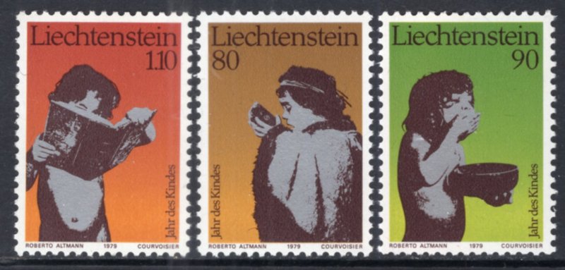 Liechtenstein 665-667 MNH VF