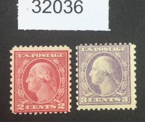 US STAMPS #541-540 MINT OG H LOT #32036