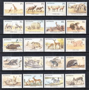 Botswana 404-423 Animals MNH VF