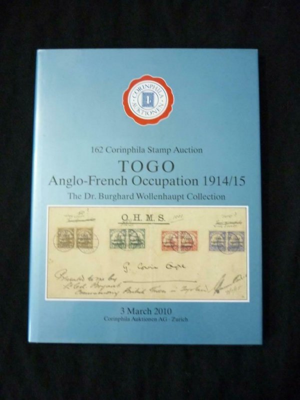 CORINPHILA AUCTION CATALOGUE 2010 TOGO OCCUPATION 'WOLLENHAUPT' COLLECTION