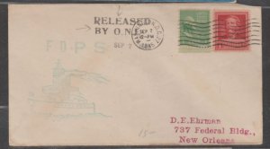 U.S. Scott #804-875 Cover - Released by O.N.I. Cancel - FDPS Ship DC New Orleans