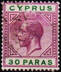 Cyprus.1912 30pa S.G.76 Fine Used