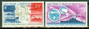 HF: St Pierre & Miquelon C35-6 MNH CV $68.50