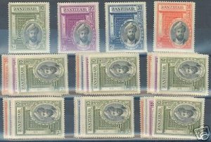 ZANZIBAR JUBILEE SCOTT#222/25, SG #323/26 LOT NH 