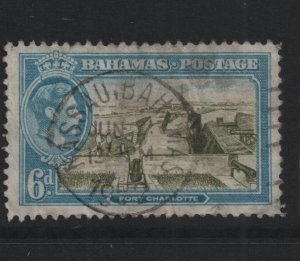 Bahamas 1938 SG159 6d Fort Charlotte - used (32189)