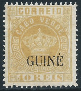Portuguese Guinea, Sc #16, 40r MH