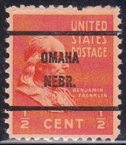 Precancel - Omaha, NE PSS 803-61 - Bureau Issue