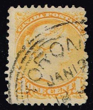 Canada #35 Queen Victoria; used (1.25)