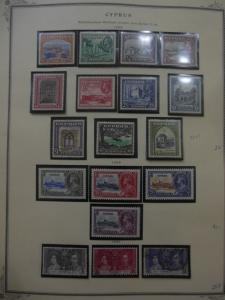 CYPRUS : Very nice Mint & Used collection on pages between 1880-1886 Cat $1,727.