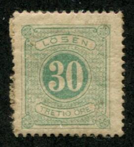 Sweden SC# J20 Postage Due 30ore perf 13 M used