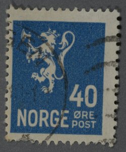 Norway #125 Used Fine Place Cancel Bit of HRM