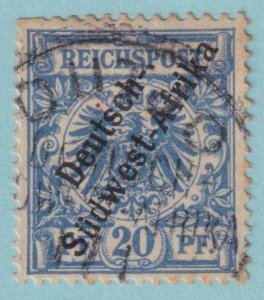 GERMAN SOUTH WEST AFRICA 4  USED - OUTJO CANCEL - VERY FINE! - AGO