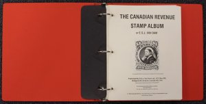 CANADIAN REVENUE STAMP ALBUM SET (VOL I & II)