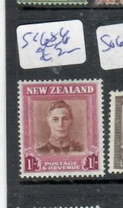 NEW ZEALAND KGVI  1/-    SG 686      MNH    P0307 H