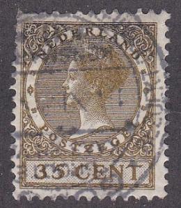 Netherlands # 190, Queen Wilhelmina, Used, 1/3 Cat.