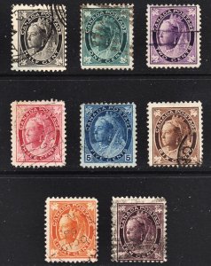 Canada Scott 66-73 complete set F to VF used.  FREE...