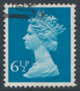 GB  Machin 6½p SG X872 1 band  Used SC# MH60  see scans & details