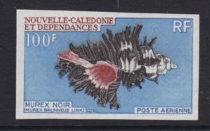 New Caledonia, Maury 105 MNH 1969 100f Imperf Sea Shell