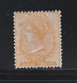 Malta 3a MNG Queen Victoria (B)