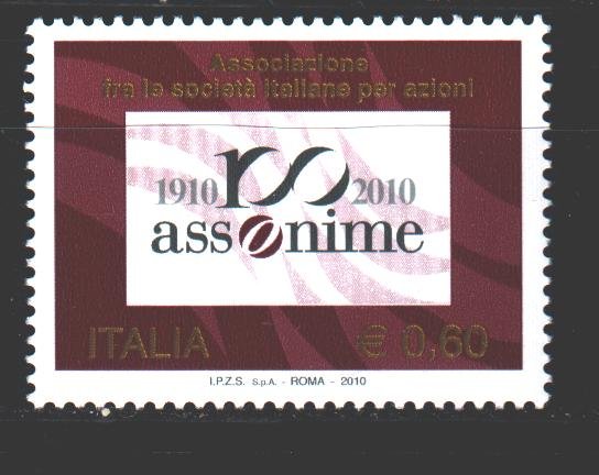 Italy. 2010. 3387. stockholders association. MNH.