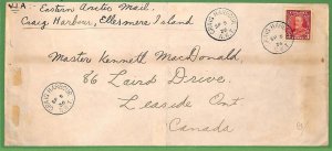 ZA1464 - CANADA - POSTAL HISTORY - POLAR Cover sent via EASTERN ARCTIC MAIL 1936