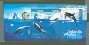 Australian Antarctic Territory #L97B  Souvenir Sheet