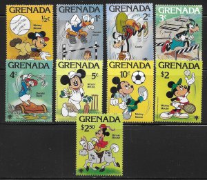 Grenada 950-958 Disney IYC International Year of Child MNH