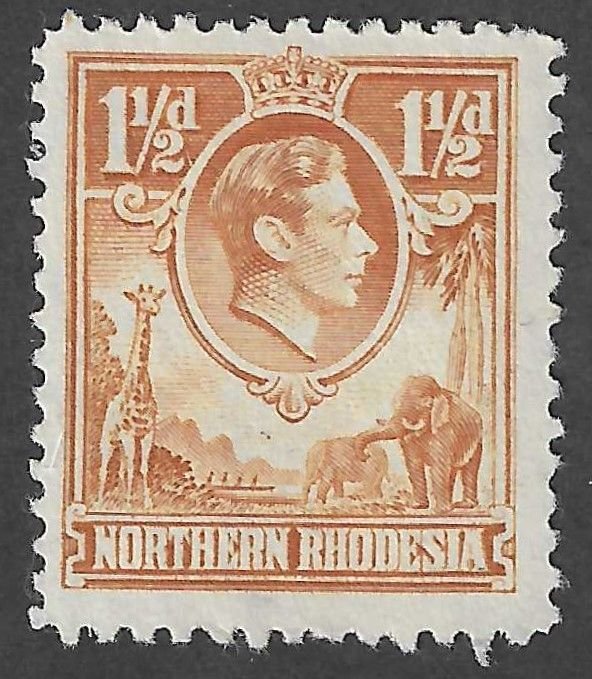Northern Rhodesia (1951) - Scott # 30,    MH