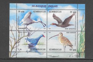 BIRDS - AZERBAIJAN #910  WATER BIRDS   MNH