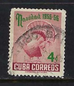 CUBA 548 VFU BIRD CHRISTMAS E271-1