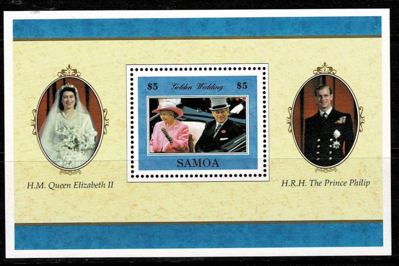 Samoa 1997 Golden Wedding MNH M/s