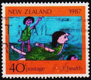 New Zealand. 1987 40c+3c S.G.1434  Fine Used