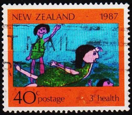 New Zealand. 1987 40c+3c S.G.1434  Fine Used