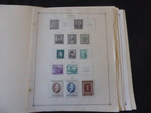 Chile 1949-1980 Mint/Used Stamp Collection on Album Pages
