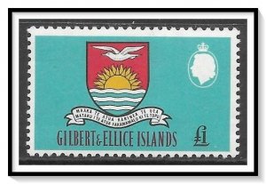 Gilbert & Ellice Islands #103 Coat Of Arms MH