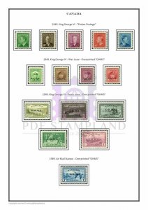 Canada 1851-2020 (2 albums) PDF STAMP ALBUM PAGES