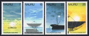 Nauru 152-155,MNH.Michel 149-152. Trans Pacific cable,Satellite,Radar.1977.