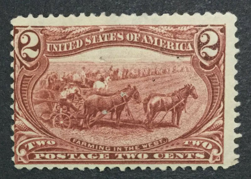 MOMEN: US #286 MINT OG H #31791